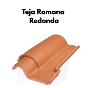 Teja de barro prensada romana redonda techo Delatagres colombia