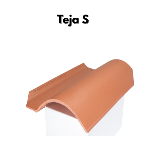 Teja de barro S para techo Delatagres colombia