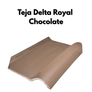 Teja de barro Deltaroyal Chocolate para techo Delatagres colombia